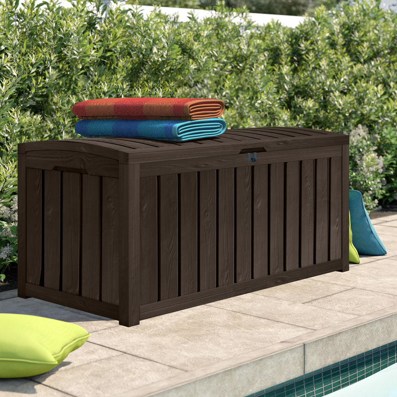 Sol 72 Outdoor™ Surbit 101 Gallon Resin Deck Box & Reviews Wayfair